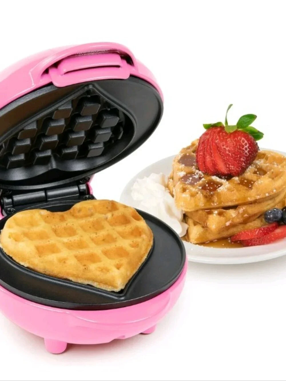 MyMini-Heart 🩷 Waffle Maker (Pink🩷)